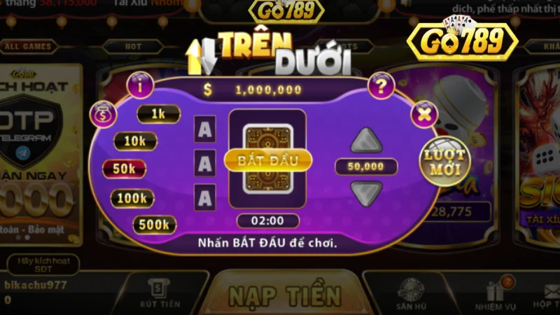 Giới thiệu chung về game trên dưới Go789